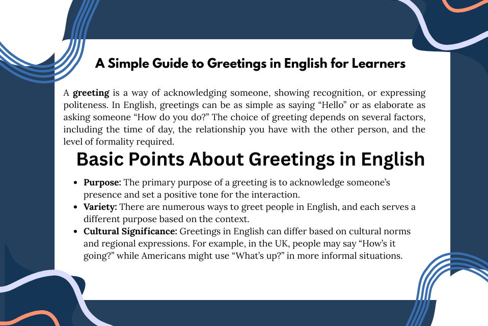 A Simple Guide to Greetings in English