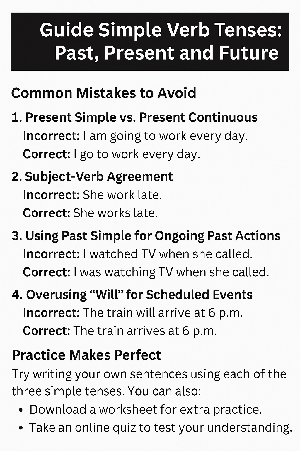 Common Mistakes to Avoid