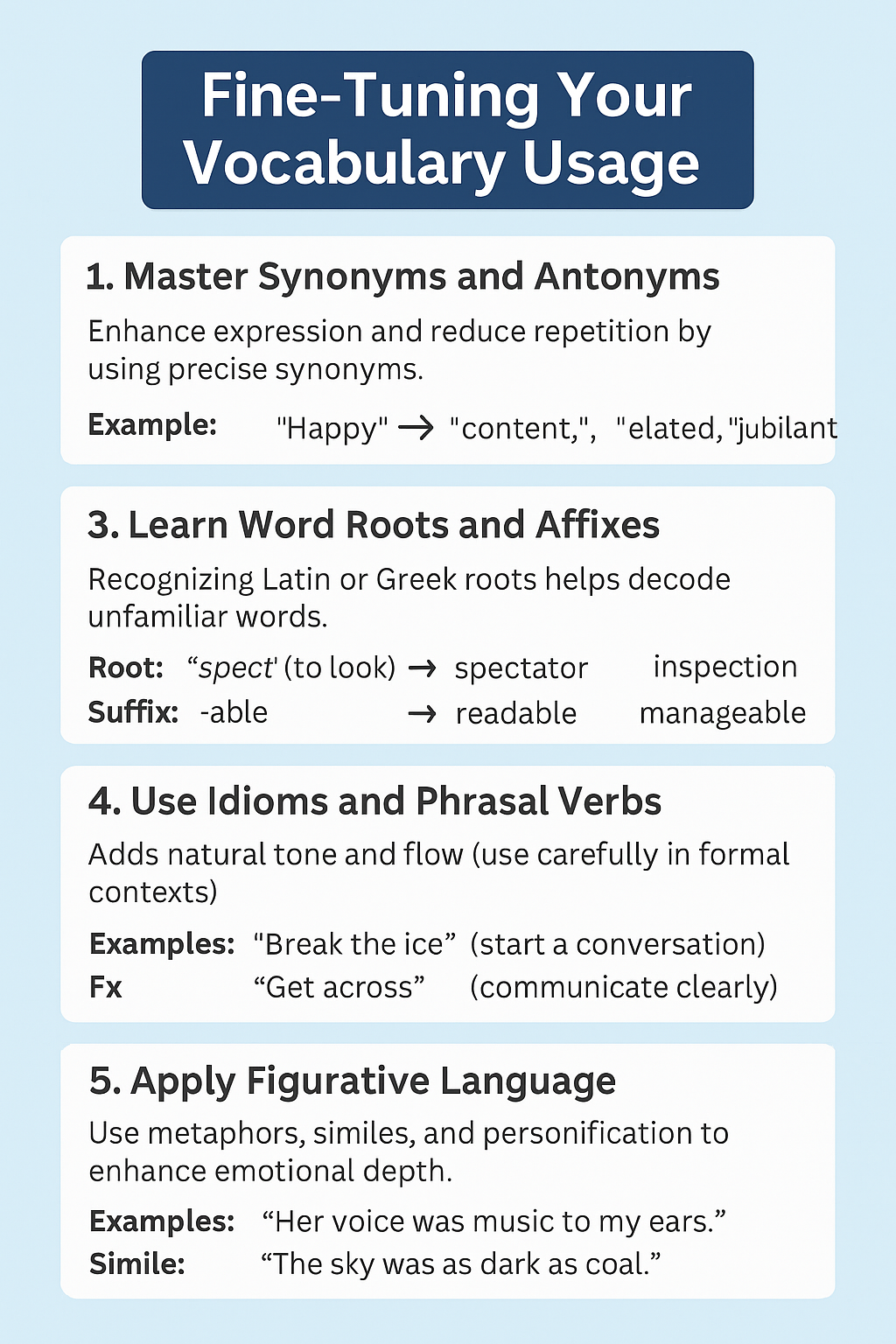 How to Improve Vocabulary in Writing