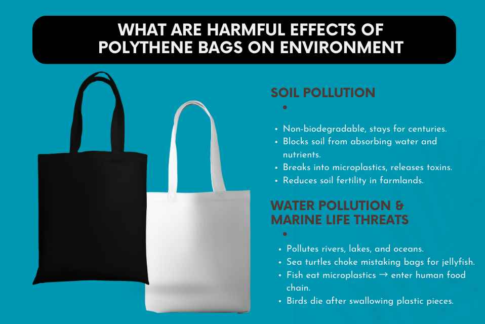 What are Harmful Effects of Polythene Bags on Environment