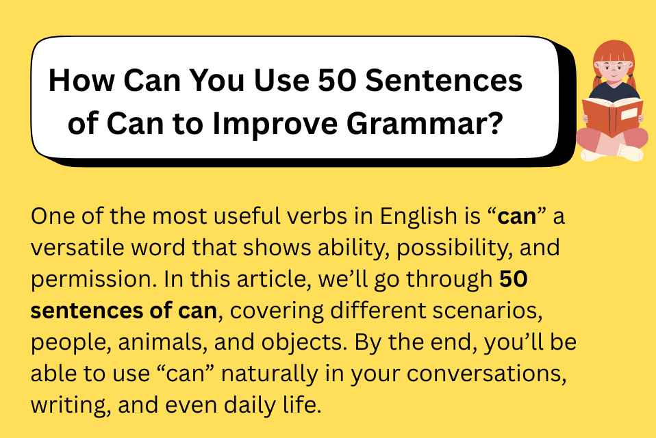 50 Sentences of Can Boost Your English Grammar and Fluency