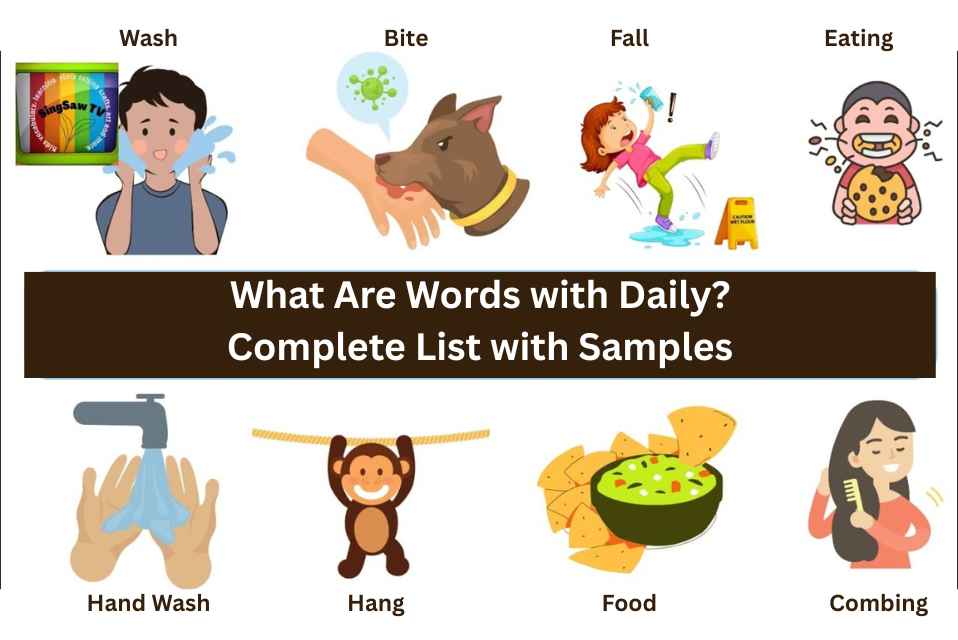 What are Words With Daily? Complete List With Examples