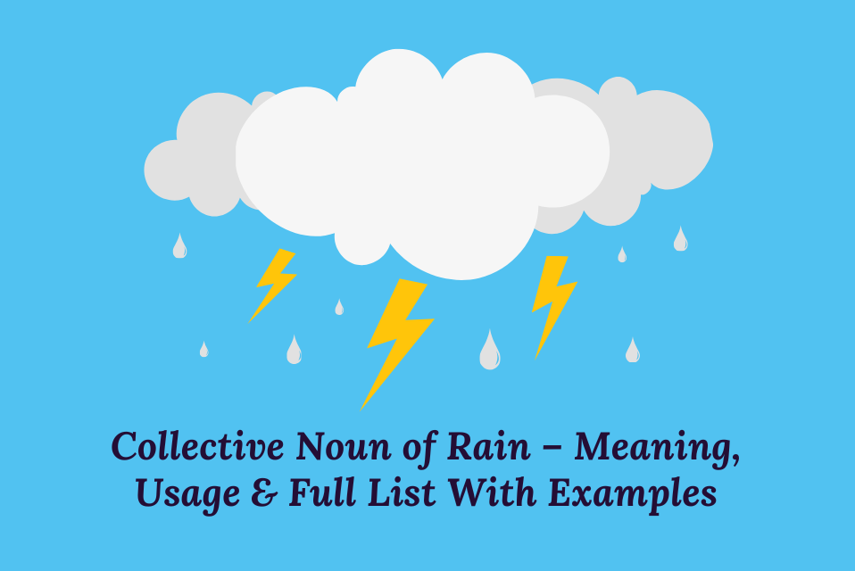 Collective Noun of Rain