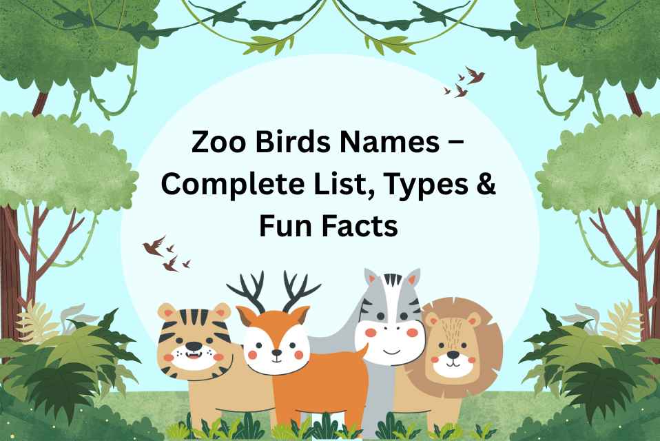 Zoo Birds Names – Complete List, Types & Fun Facts