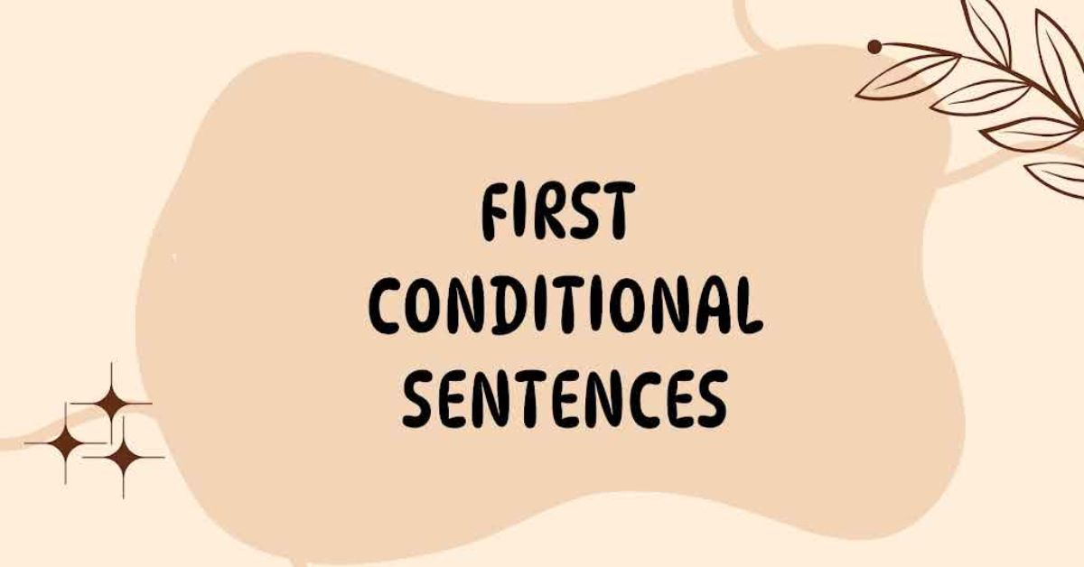 Examples of First Conditional Sentences