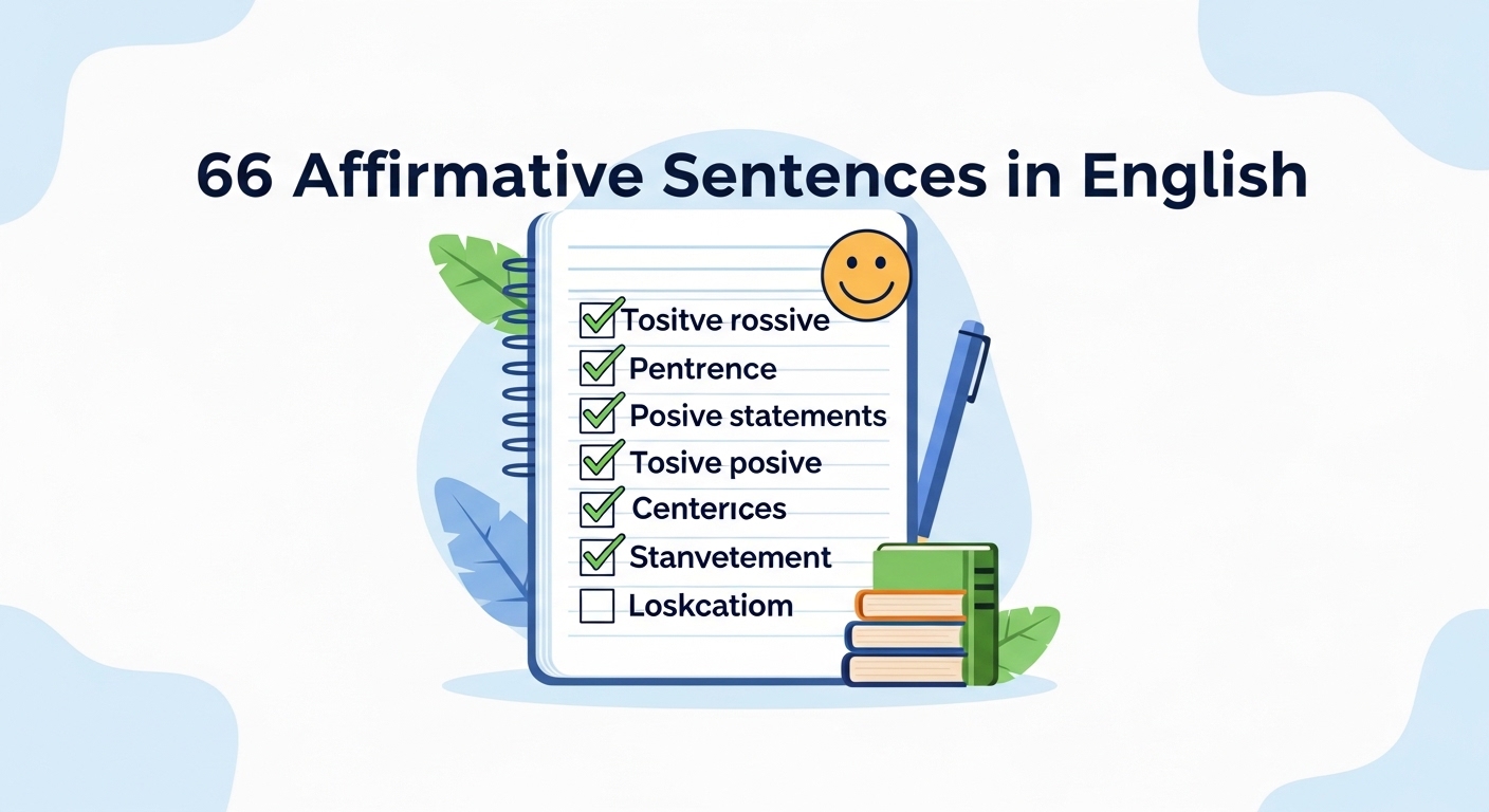 66 Affirmative Sentences in English (Examples & Easy Guide)