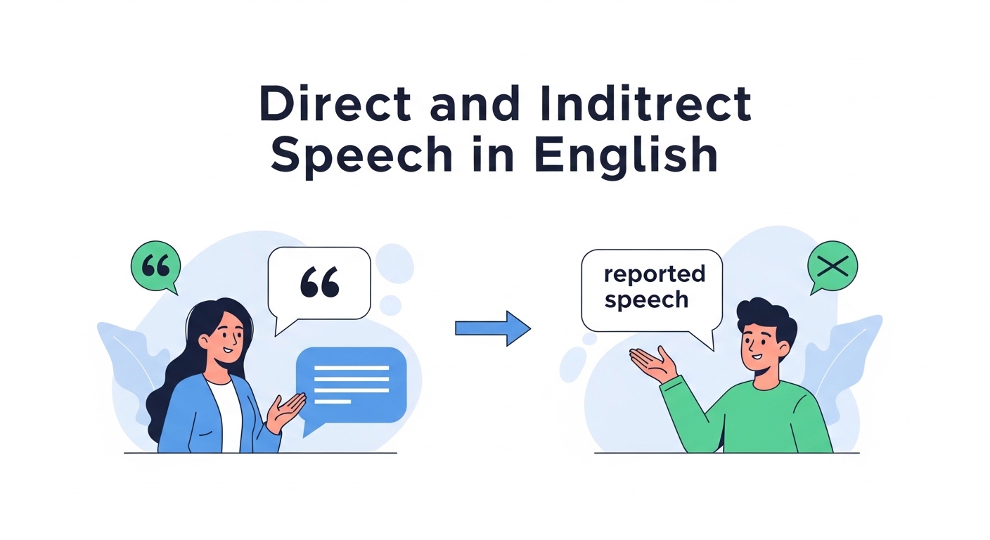 Direct and Indirect Speech in English Rules, Examples & Easy Guide