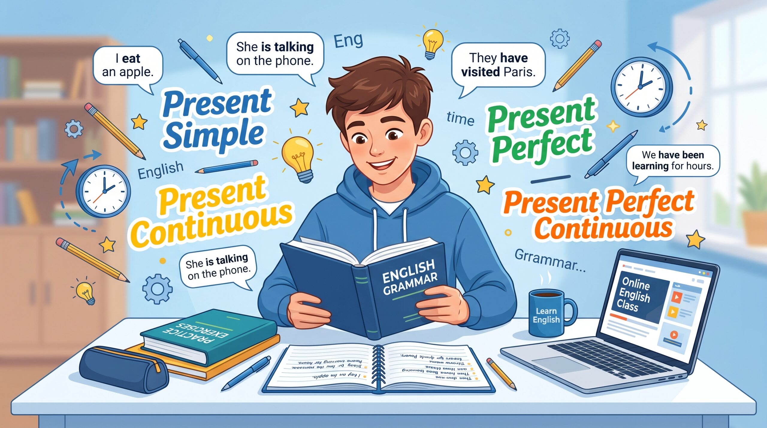 80 Examples of Talking About the Present in English