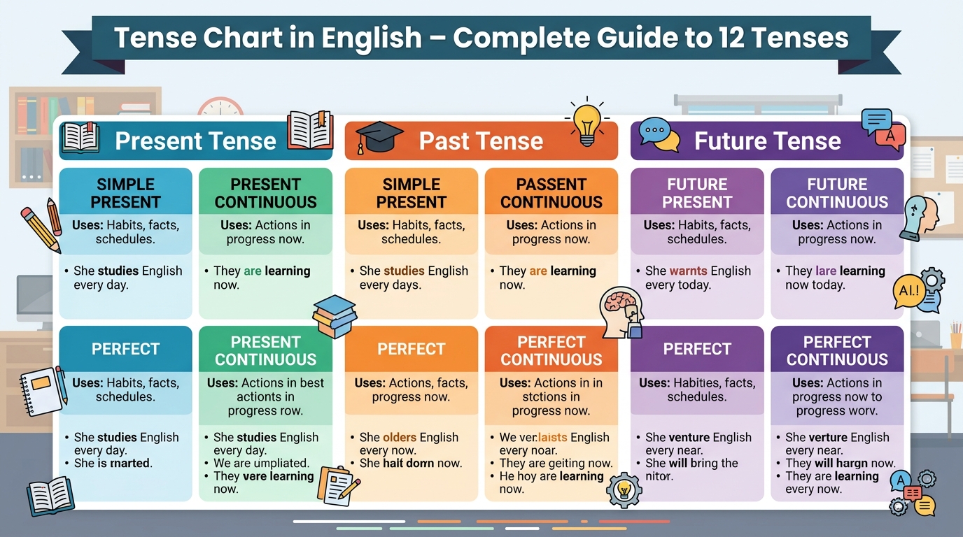 Tense Chart in English
